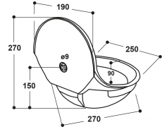 Aquathan Anbautränke Modell 180P