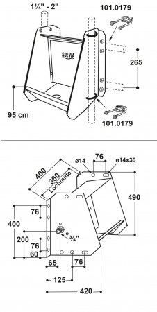 Schwimmer-Trogtränke Modell 600