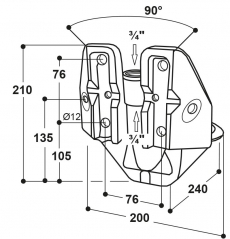 Tränkebecken mit Lockwasser-Mulde Modell 375-H mit Schalenheizung