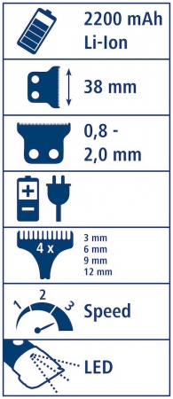 Clipster Akkuschermaschine DeloX