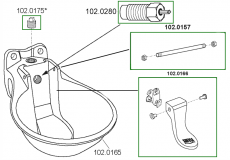 Ersatzteile SUEVIA Tränkebecken 115