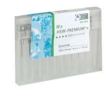 HSW-PREMIUM® Kanülen mit Gewindeansatz 10er Pack