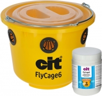 Fliegenfalle Fly Bucket, FlyCage6 inklusive Lockstoff